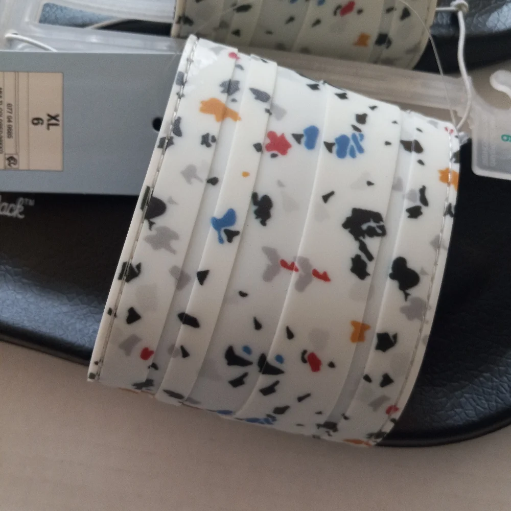 Cat & Jack girls size 6 XL summer slides New